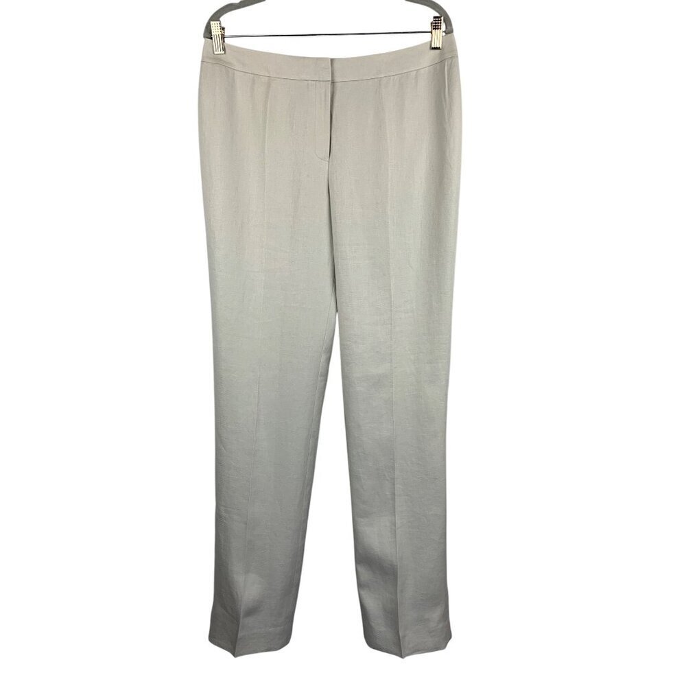 Lafayette 148 New York Cream Straight Leg Pants